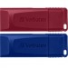 Verbatim USB флеш накопичувач Verbatim 2x32GB Store'n'Go Slider Red/Blue USB 2.0 (49327)