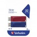 Verbatim USB флеш накопичувач Verbatim 2x32GB Store'n'Go Slider Red/Blue USB 2.0 (49327)