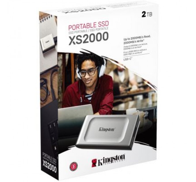 Kingston Накопичувач SSD USB 3.2 2TB Kingston (SXS2000/2000G)