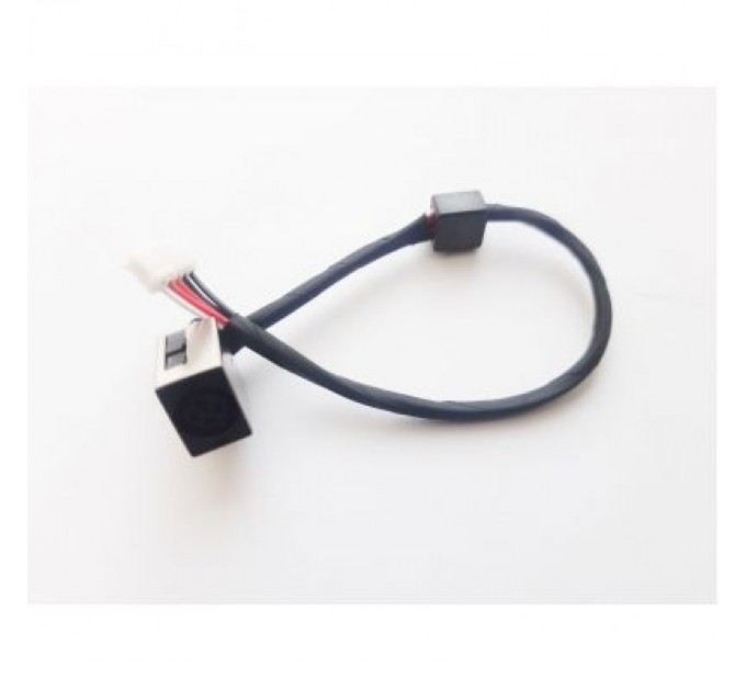 Dell Роз'єм живлення ноутбука з кабелем Dell PJ801 (7.4x5.0mm+center pin) 5-pin 15 см (A49124)