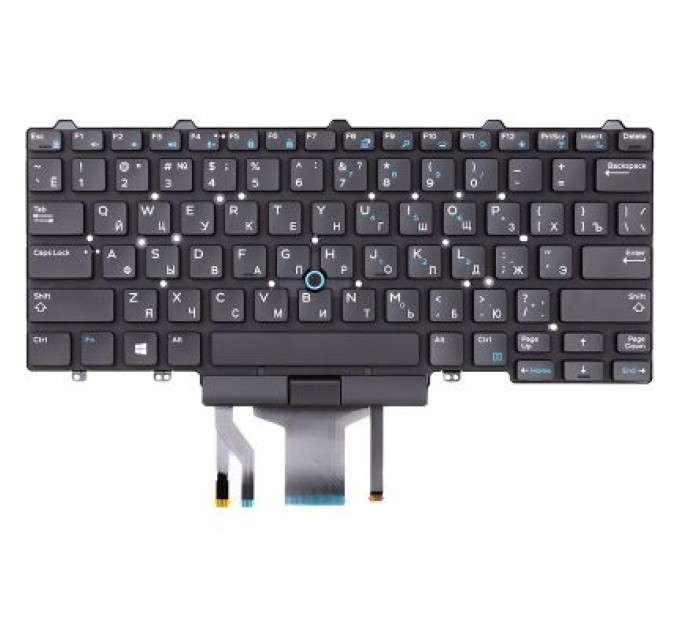 Dell Клавіатура ноутбука Dell Latitude E5450/E5470 черн (KB314102)