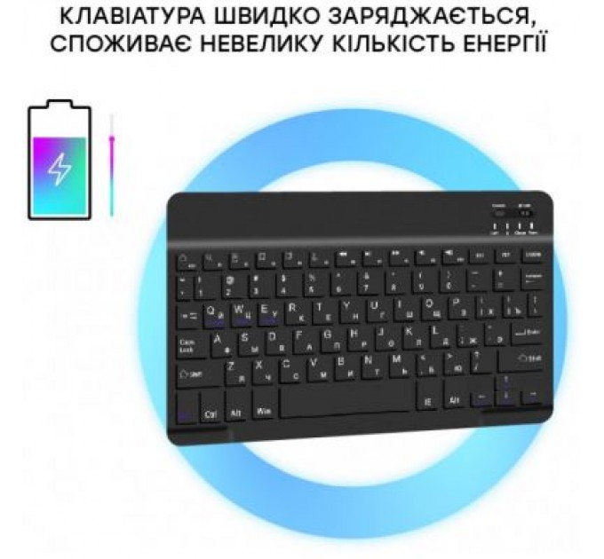 AirOn Чохол до планшета AirOn Premium Samsung Galaxy Tab A7 LITE T220/T225 BT keyboard Bla (4822352781065)