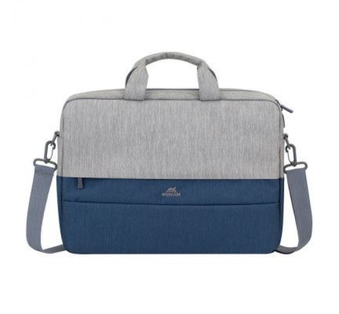 RivaCase Сумка для ноутбука RivaCase 15.6" 7532 Prater, grey/dark blue anti-theft (7532Grey/DarkBlue)