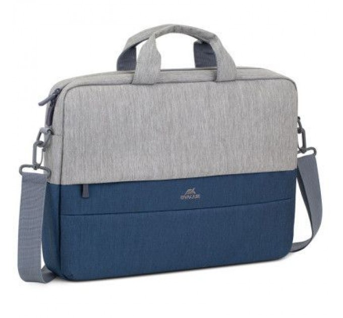 RivaCase Сумка для ноутбука RivaCase 15.6" 7532 Prater, grey/dark blue anti-theft (7532Grey/DarkBlue)