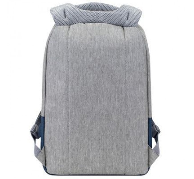 RivaCase Рюкзак для ноутбука RivaCase 15.6" 7562 Anti-theft, water-repellent, Grey / Dark Blue (7562Grey/DarkBlue)