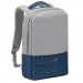 RivaCase Рюкзак для ноутбука RivaCase 15.6" 7562 Anti-theft, water-repellent, Grey / Dark Blue (7562Grey/DarkBlue)
