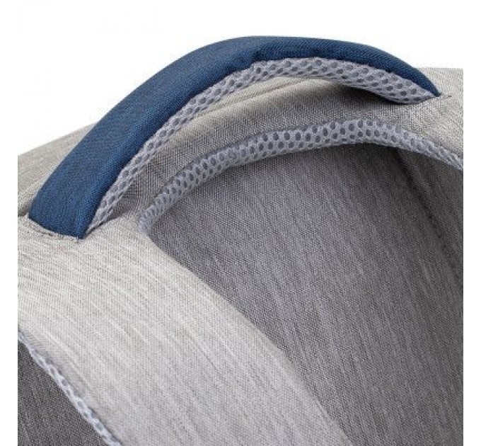RivaCase Рюкзак для ноутбука RivaCase 15.6" 7562 Anti-theft, water-repellent, Grey / Dark Blue (7562Grey/DarkBlue)