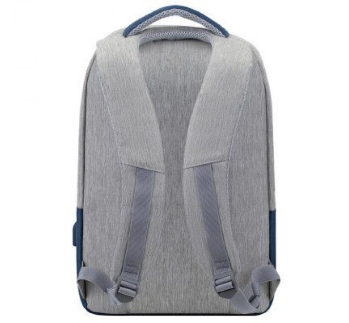 RivaCase Рюкзак для ноутбука RivaCase 15.6" 7562 Anti-theft, water-repellent, Grey / Dark Blue (7562Grey/DarkBlue)