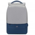 RivaCase Рюкзак для ноутбука RivaCase 15.6" 7562 Anti-theft, water-repellent, Grey / Dark Blue (7562Grey/DarkBlue)