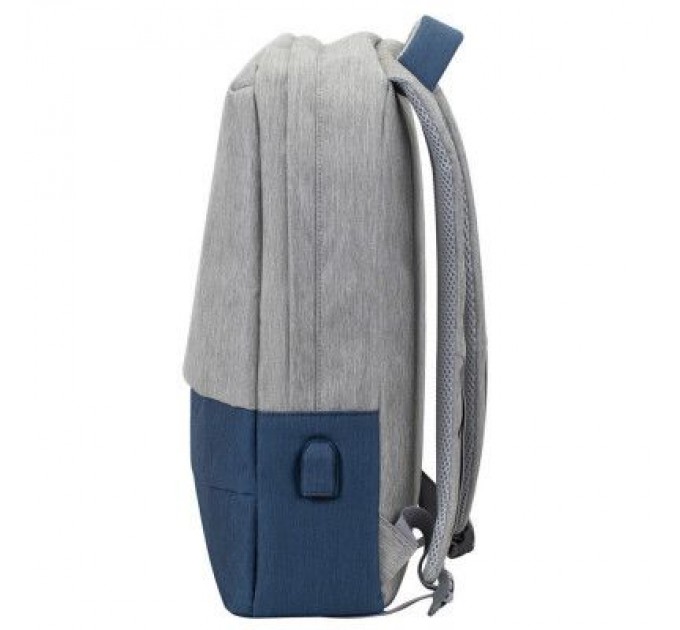 RivaCase Рюкзак для ноутбука RivaCase 15.6" 7562 Anti-theft, water-repellent, Grey / Dark Blue (7562Grey/DarkBlue)