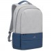 RivaCase Рюкзак для ноутбука RivaCase 17.3" 7567 Prater, Grey / Dark Blue (7567Grey/DarkBlue)