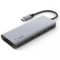 Belkin Концентратор Belkin USB-C 7-in-1 Multiport Dock (AVC009BTSGY)