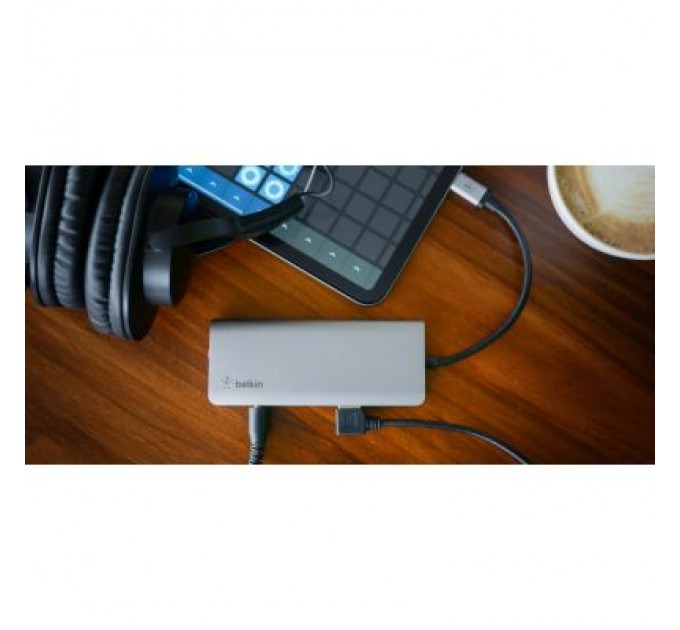 Belkin Концентратор Belkin USB-C 7-in-1 Multiport Dock (AVC009BTSGY)
