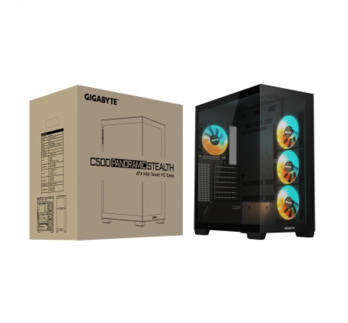 GIGABYTE Корпус GIGABYTE GB-C500P ST