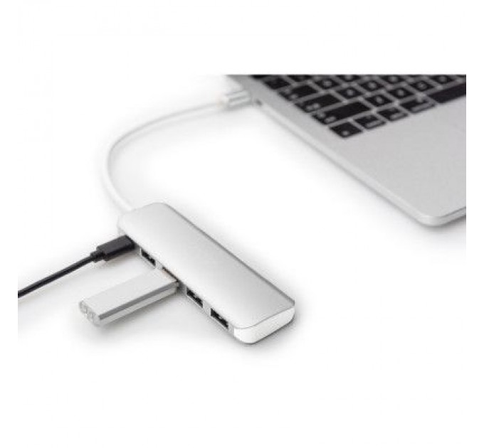 Digitus Концентратор Digitus USB Type-C, 4xUSB 3.0 (DA-70242-1)