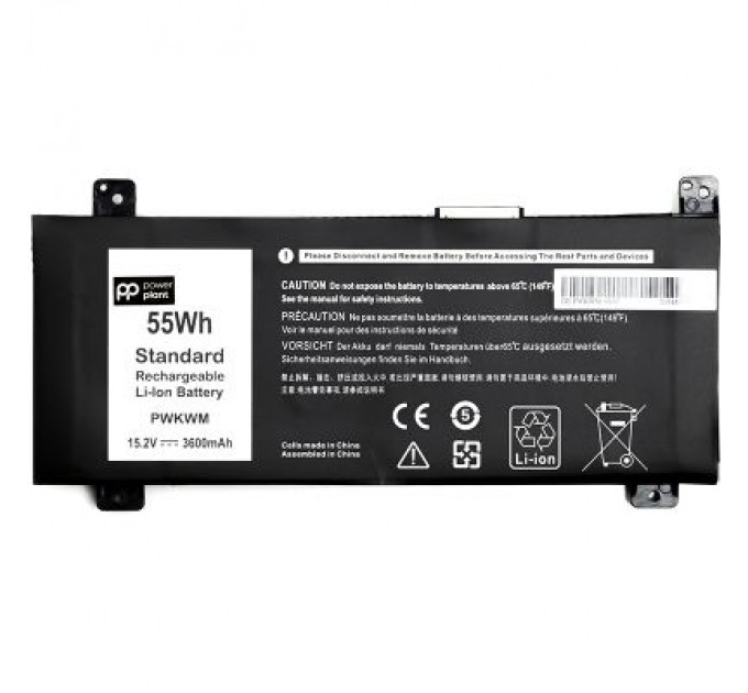 PowerPlant Акумулятор до ноутбука DELL Inspiron 14-7466 (PWKWM) 15.2V 3600mAh PowerPlant (NB441570)
