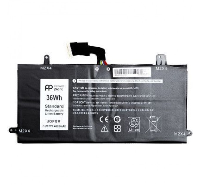 PowerPlant Акумулятор до ноутбука DELL Latitude 5285 Series (J0PGR) 7.6V 4800mAh PowerPlant (NB441464)