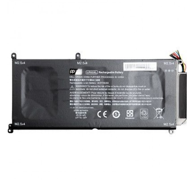 PowerPlant Акумулятор до ноутбука HP Envy 15T-AE Series (LP03XL) 11.4V 3600mAh PowerPlant (NB461691)