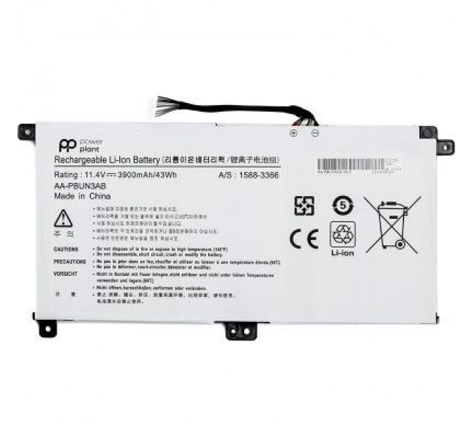PowerPlant Акумулятор до ноутбука SAMSUNG Notebook 5 NP530E5M (AA-PBUN3AB) 11.4V 3900mAh PowerPlant (NB490165)