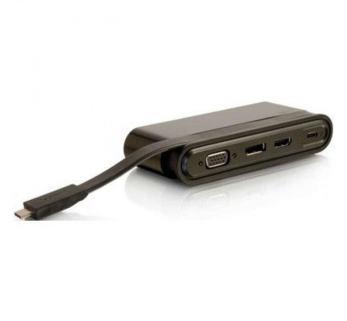 C2G Порт-реплікатор C2G Docking Station USB-C на HDMI, DP, VGA, USB, Power Delivery (CG82392)