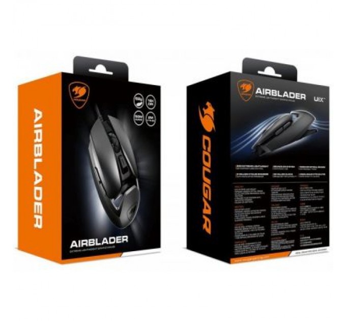 Cougar Мишка Cougar AirBlader USB Black