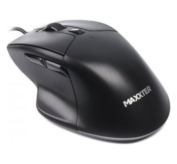 Maxxter Мишка Maxxter Mc-6B01 USB Black (Mc-6B01)