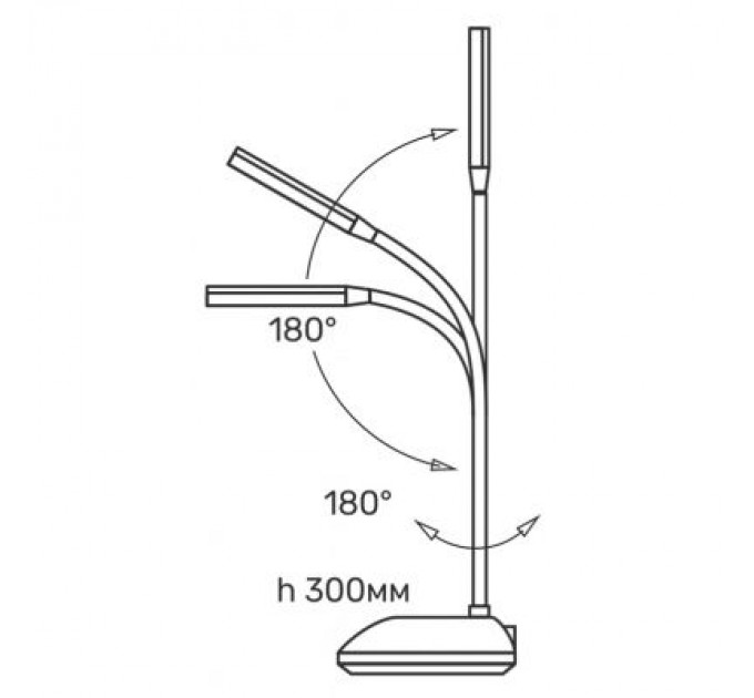 TITANUM Настільна лампа TITANUM LED DC3  7W 3000-6500K USB рожева (TLTF-022P)
