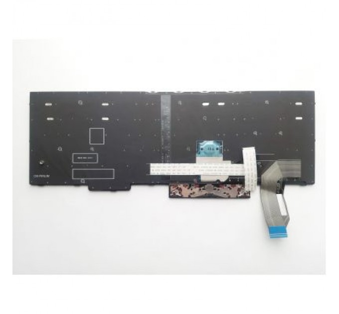 Lenovo Клавіатура ноутбука Lenovo ThinkPad E580/L580/T590 черна з ТП підсв UA (A46213)