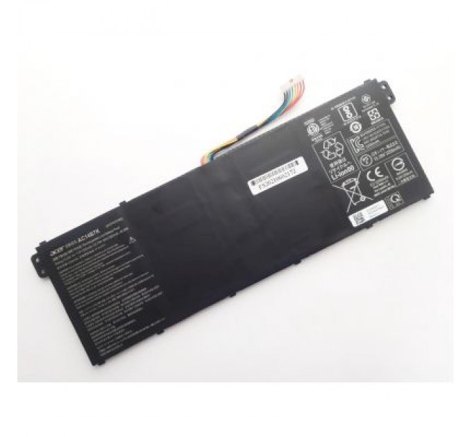 Acer Акумулятор до ноутбука Acer AC14B7K Aspire A315/A515, 3220mAh (50.7Wh), 4cell, 15.28V, L (A47540)