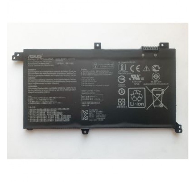 ASUS Акумулятор до ноутбука ASUS VivoBook S430 B31N1732, 3653mAh (42Wh), 3cell, 11.52V, Li-io (A47635)