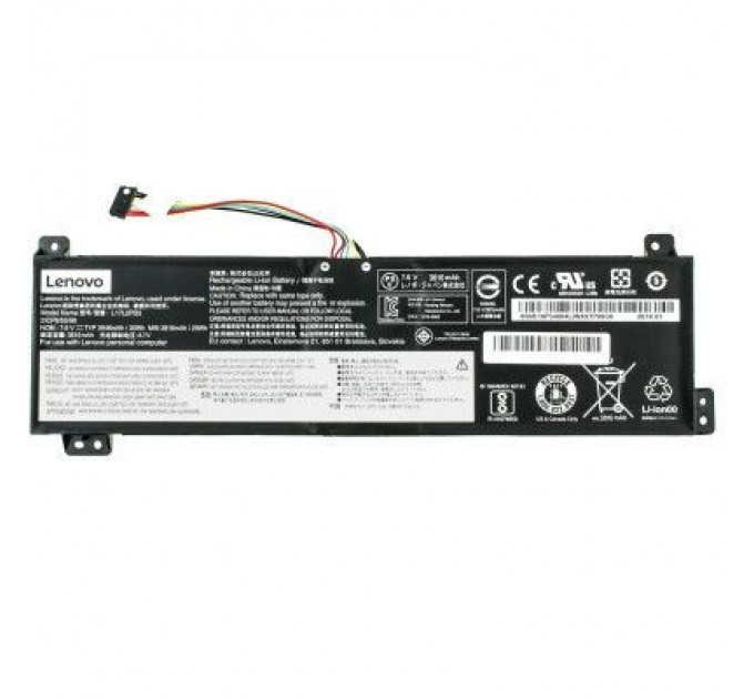 Lenovo Акумулятор до ноутбука Lenovo IdeaPadV330-15 L17L2PB3, 3948mAh (30Wh), 4cell, 7.6V, Li-ion (A47634)