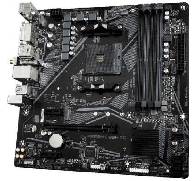 GIGABYTE Материнська плата GIGABYTE A520M DS3H AC