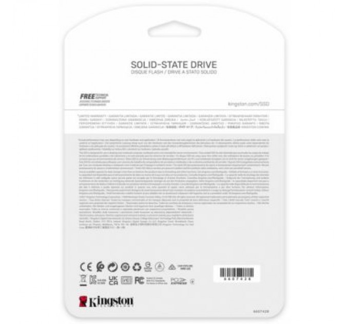 Kingston Накопичувач SSD M.2 2280 1TB Kingston (SKC3000S/1024G)