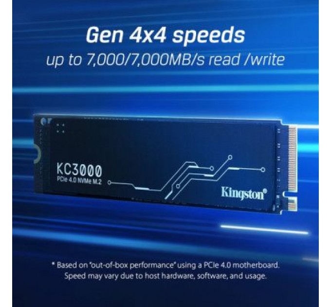 Kingston Накопичувач SSD M.2 2280 4TB Kingston (SKC3000D/4096G)