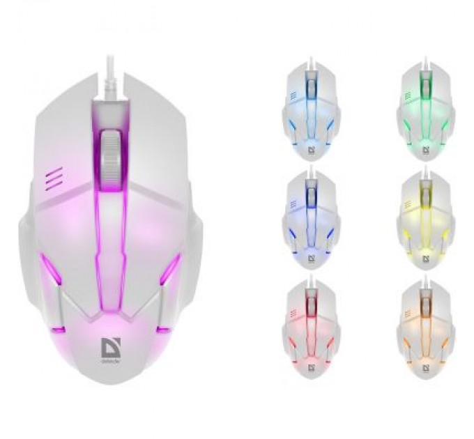 Defender Мишка Defender Host MB-982 USB White (52983)