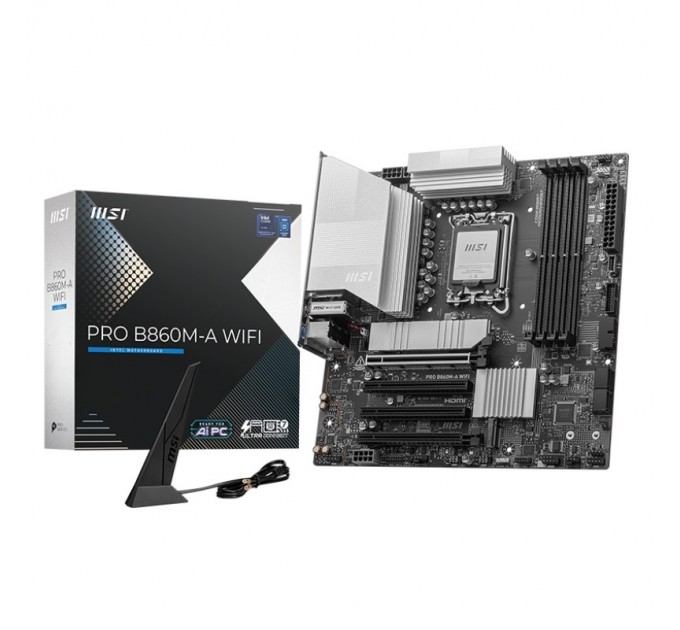 MSI Материнська плата MSI Pro B860M-A WiFi Socket 1851