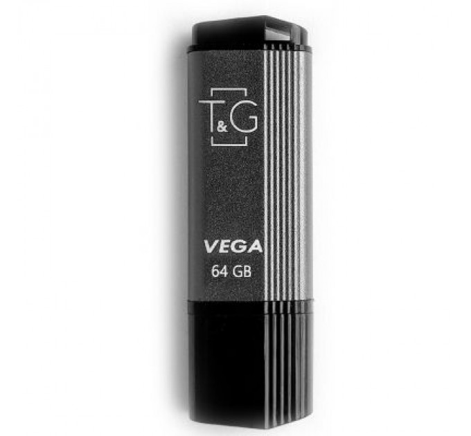 T&G USB флеш накопичувач T&G 64GB 121 Vega Series Grey USB 2.0 (TG121-64GBGY)