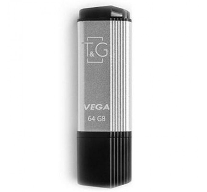 T&G USB флеш накопичувач T&G 64GB 121 Vega Series Silver USB 2.0 (TG121-64GBSL)