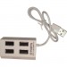 Atcom Концентратор Atcom USB TD4004 4port white (10724)