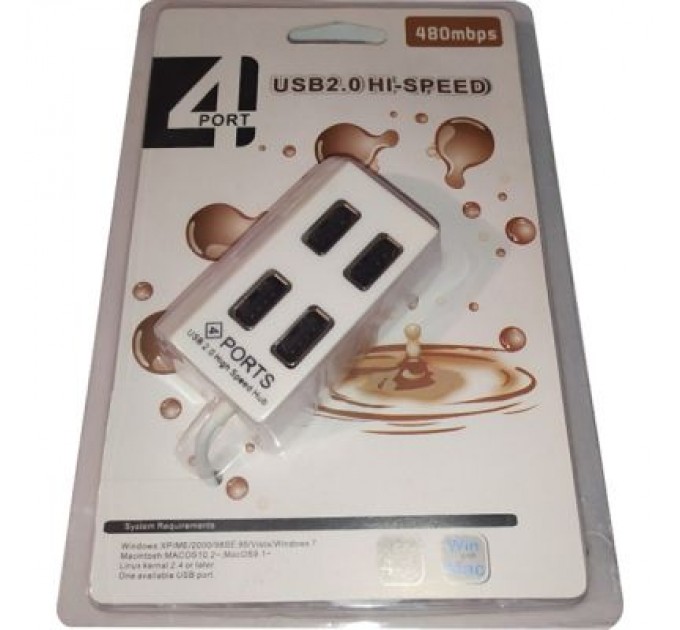 Atcom Концентратор Atcom USB TD4004 4port white (10724)