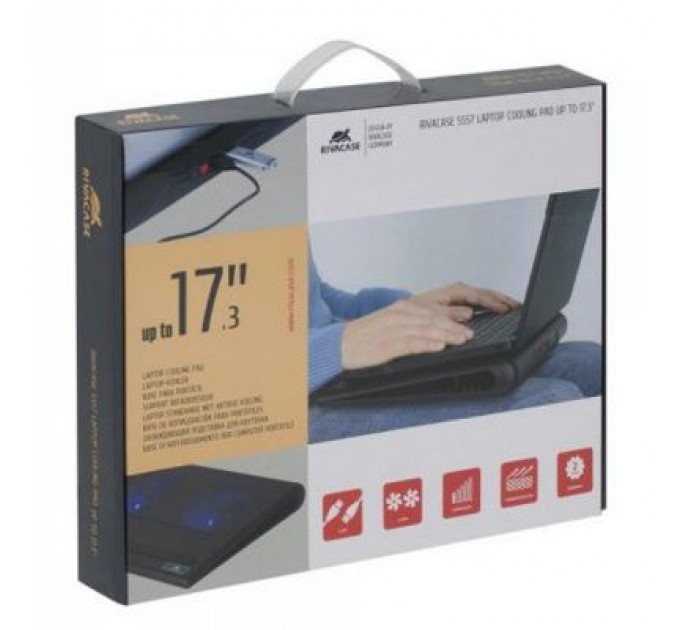 RivaCase Підставка до ноутбука RivaCase до 17,3" black (5557 black)
