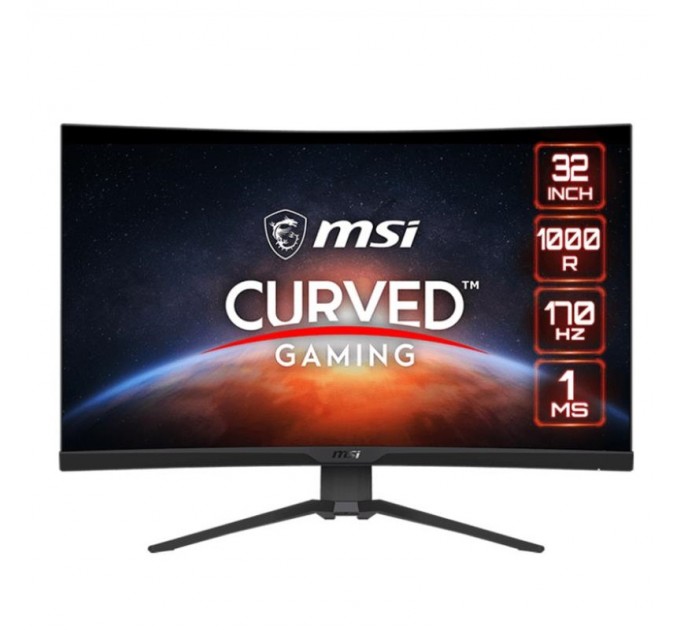 MSI Монітор MSI 31.5" Optix G322CQP VA Black Curved 170Hz