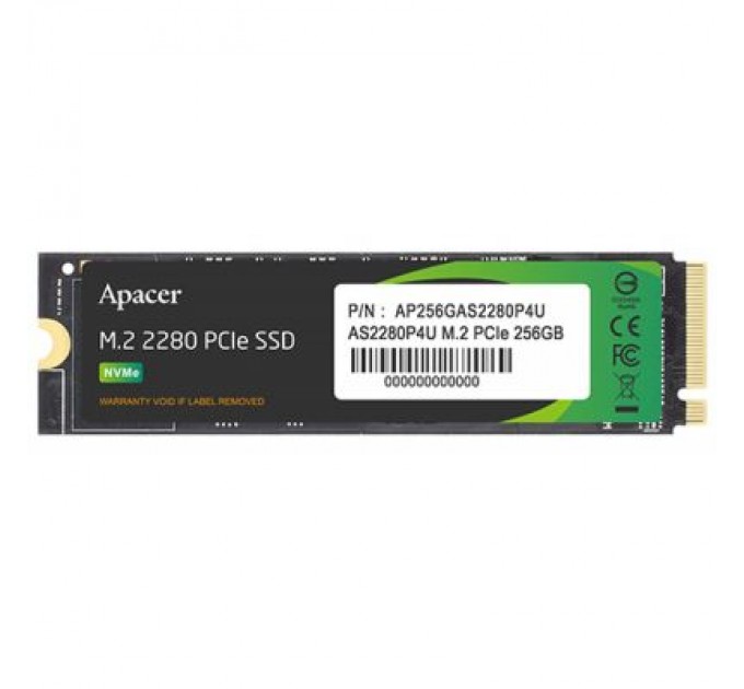 Apacer Накопичувач SSD M.2 2280 256GB Apacer (AP256GAS2280P4U-1)