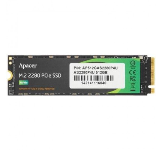 Apacer Накопичувач SSD M.2 2280 512GB Apacer (AP512GAS2280P4U-1)
