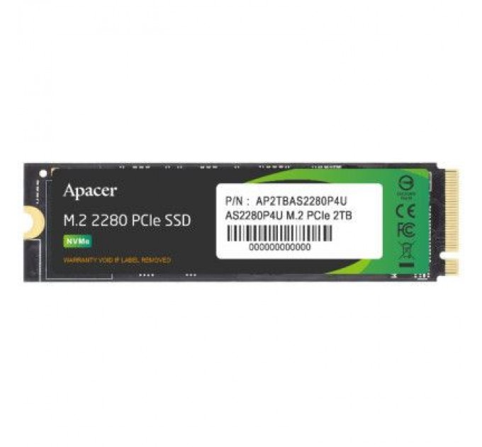 Apacer Накопичувач SSD M.2 2280 2TB Apacer (AP2TBAS2280P4U-1)