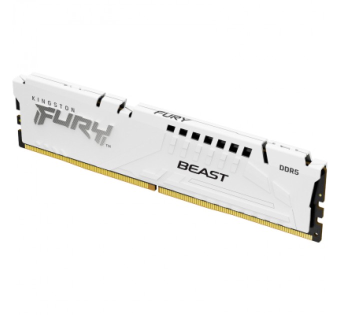 Kingston Fury (ex.HyperX) Модуль пам'яті для комп'ютера DDR5 32GB 6000 MHz Beast White EXPO Kingston Fury (ex.HyperX) (KF560C30BWE-32)