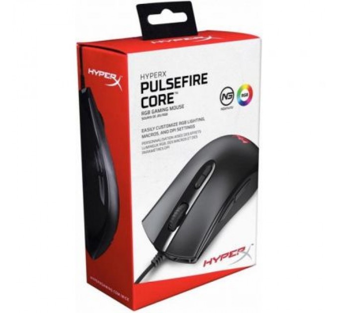 HyperX Мишка HyperX Pulsefire Core RGB Black (4P4F8AA)