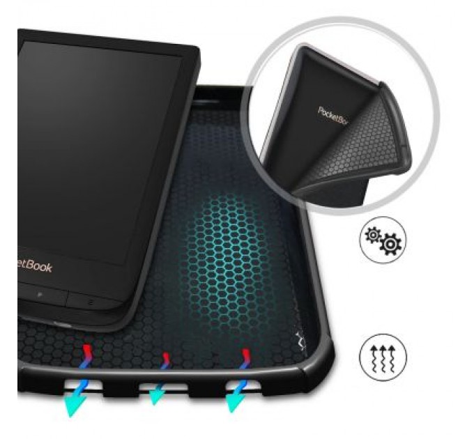 BeCover Чохол до електронної книги BeCover Pocketbook 6" 606/616/617/627/628/632/633 Red (707155)