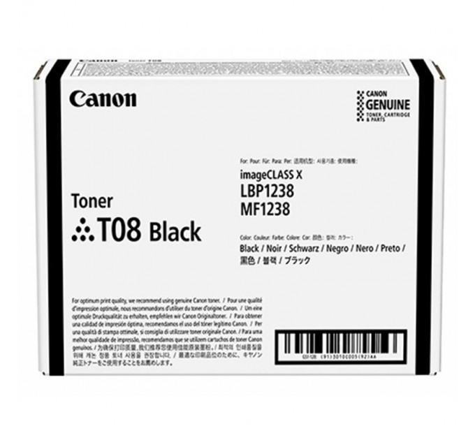 Canon Картридж Canon T08 Black (3010C006AA)