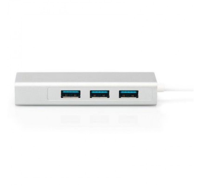 Digitus Концентратор Digitus USB-C - USB 3.0 3 Port Hub + Gigabit Ethernet (DA-70255)